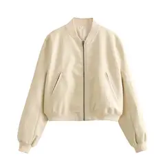 TIOZONEY - Ropa de PU para mujeres delgadas - Blanco