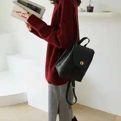 TIOZONEY - Suéter de cuello alto para mujeres - Rojo