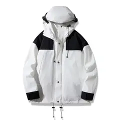 TIOZONEY - Chaqueta impermeable al aire libre - Blanco
