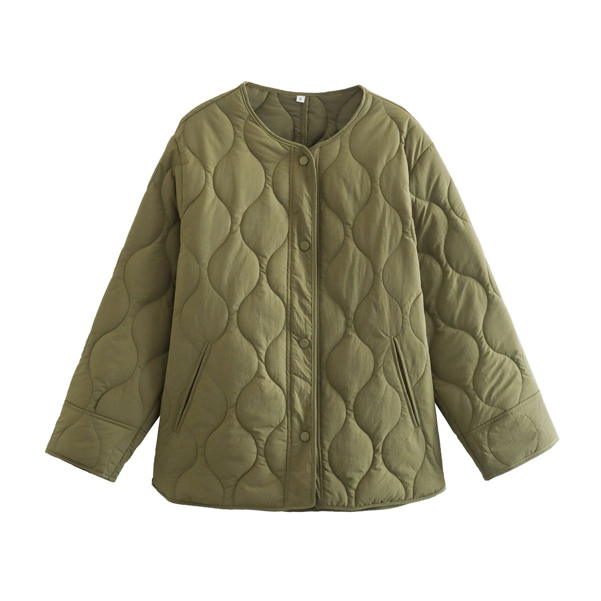 TIOZONEY - Chaqueta de moda mujer -Verde