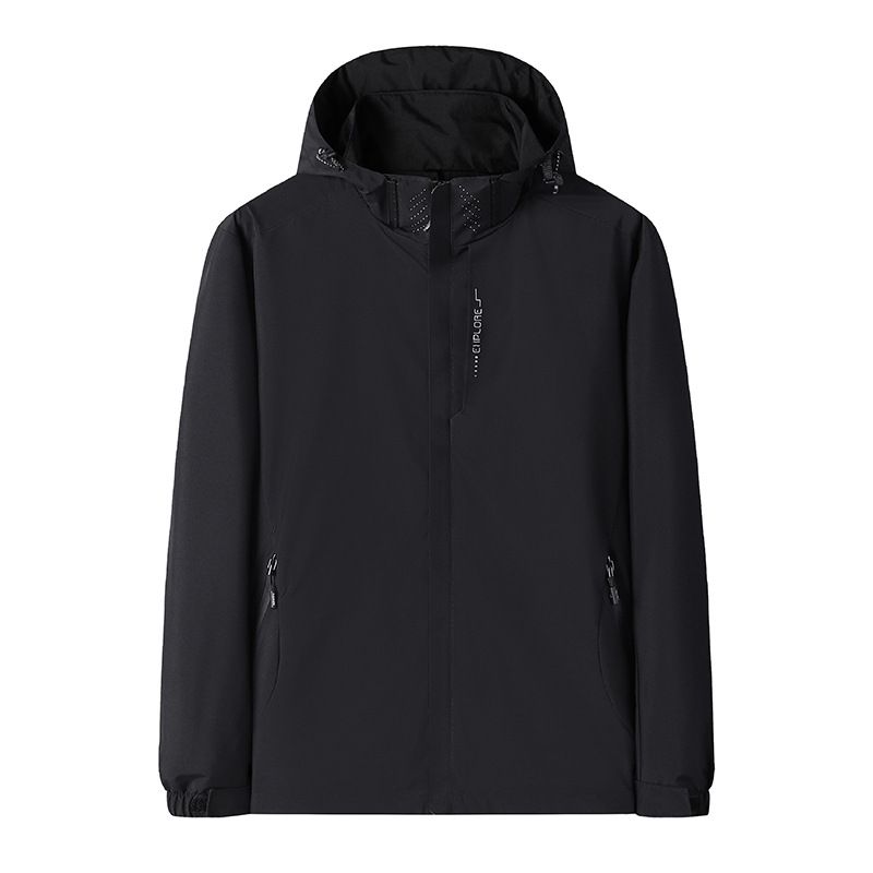 TIOZONEY - Chaqueta Hombre -Negro