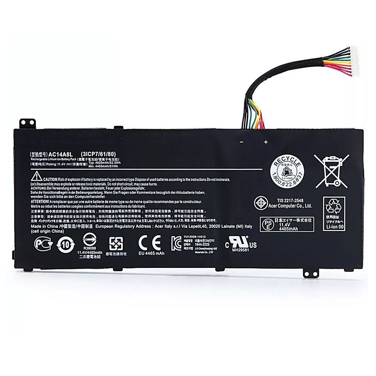 GENERICO - BATERIA ACER V5-131 4 CELDAS ORIGINAL AL12B32