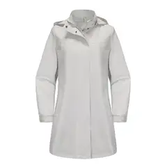 TIOZONEY - Chaqueta impermeable con capucha para mujer-Beige