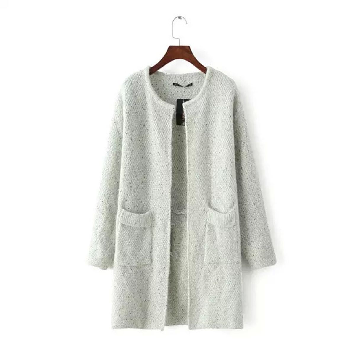 TIOZONEY - Chaqueta textil para mujeres - Blanco