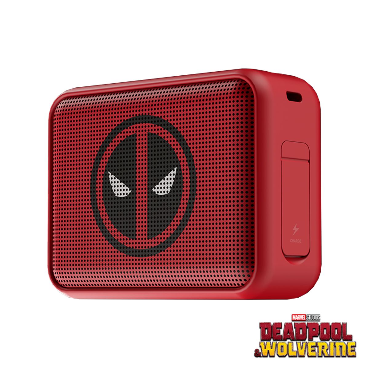 KLIP XTREME - Klip Xtreme KBS-025MD-D Parlante Inalámbrico Bluetooth, Marvel Deadpool, 20 Horas de Autonomía, IPX7