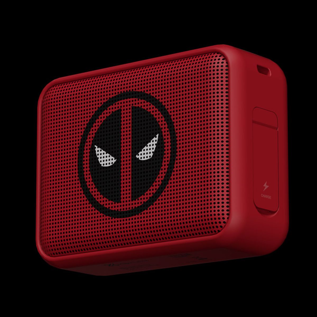 KLIP XTREME - Klip Xtreme KBS-025MD-D Parlante Inalámbrico Bluetooth, Marvel Deadpool, 20 Horas de Autonomía, IPX7