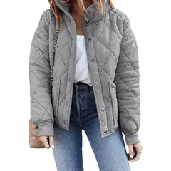 TIOZONEY - Chaqueta de manga larga - Gris