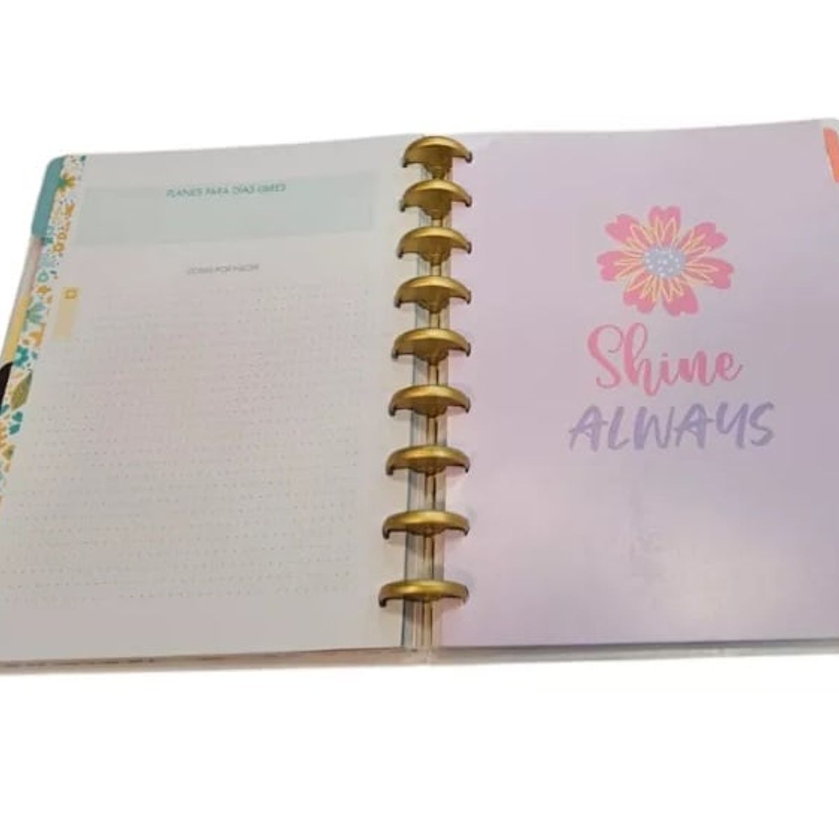ARTEL - Big Planner modelo flores12 Meses Sin Fecha 17x23cm