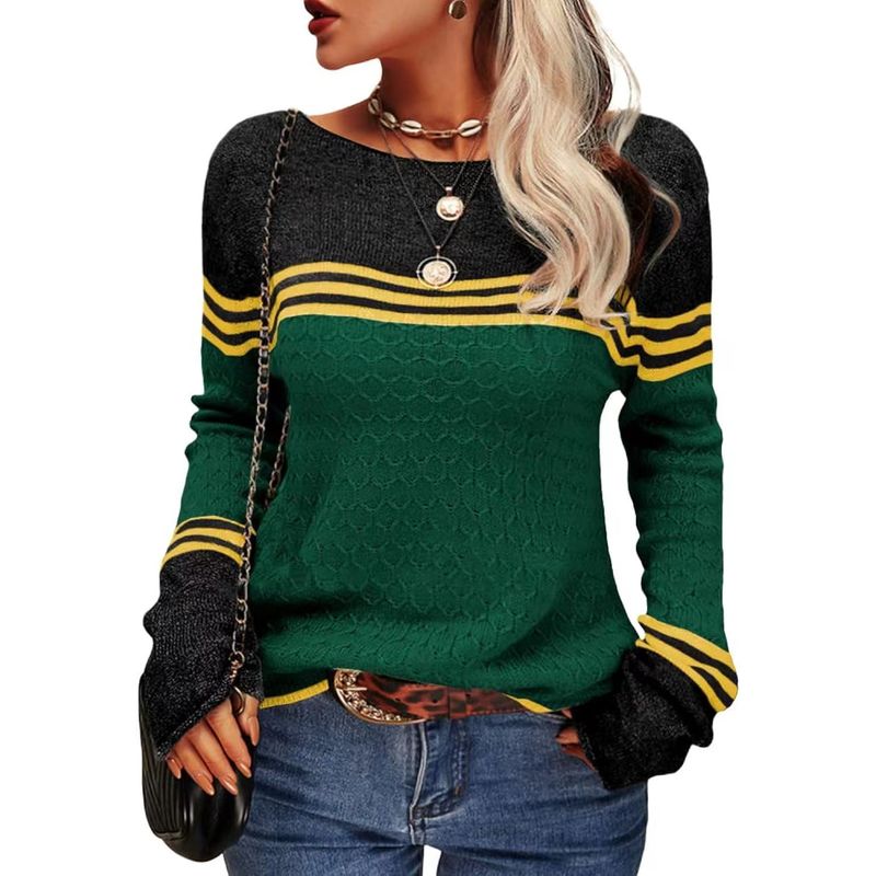 TIOZONEY - Sweater Cuello Redondo Mujer