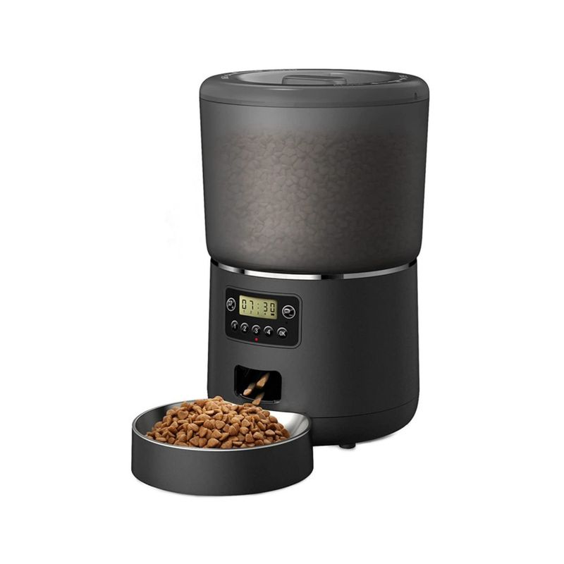BABYLUNA - Dispensador Automático de Alimentos con Cámara WiFi  4L
