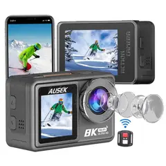 GENERICO - Cámara Deportiva Ausek 8K 50MP UltraHD con Accesorios Acción