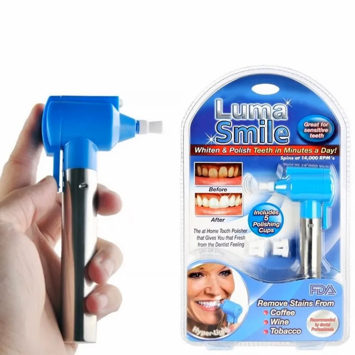 MOVI - Pulidor y Blanqueador Dental Luma Smile