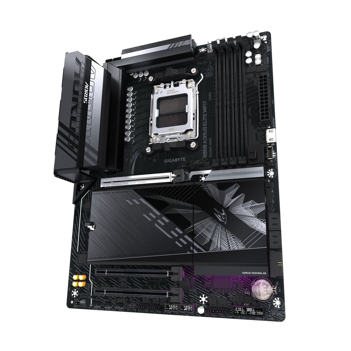 GIGABYTE - Placa Madre GIGABYTE B850 AORUS ELITE WIFI7 Socket AM5 4x DDR5
