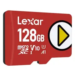 LEXAR - TARJETA DE MEMORIA MICRO SD PLAY-RED 128GB