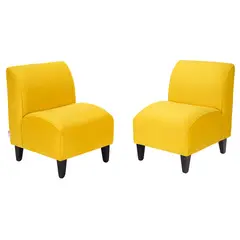 BODEVIR - Set Poltrona Soft Felpa 00 Amarillo