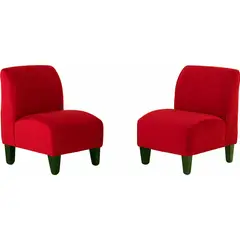 BODEVIR - Set Poltrona Soft Felpa 00 Rojo