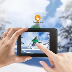 GENERICO - Cámara Deportiva 5K 30FPS Acción Pantalla Dual Touch Innedd