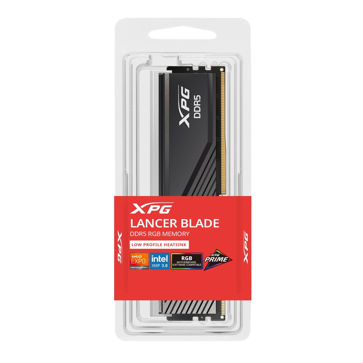 XPG - Memoria RAM DDR5 16GB 6000MTs XPG Lancer Blade RGB UDIMM Black