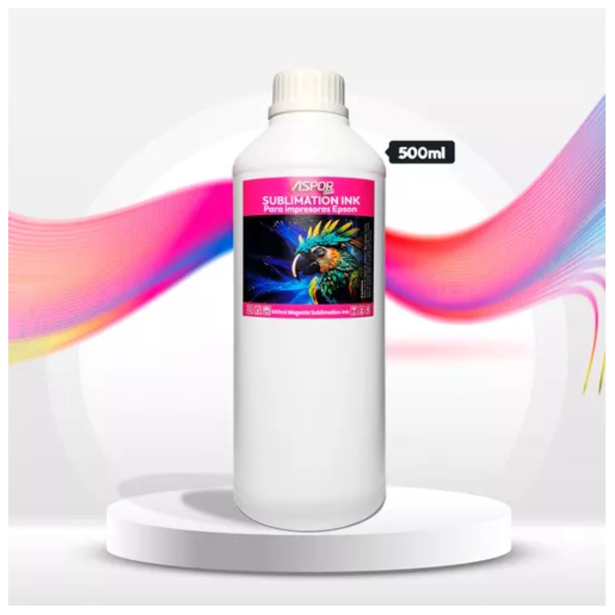 GENERICO - Tinta Para Sublimacion 500ml Color Universal Premium Magenta