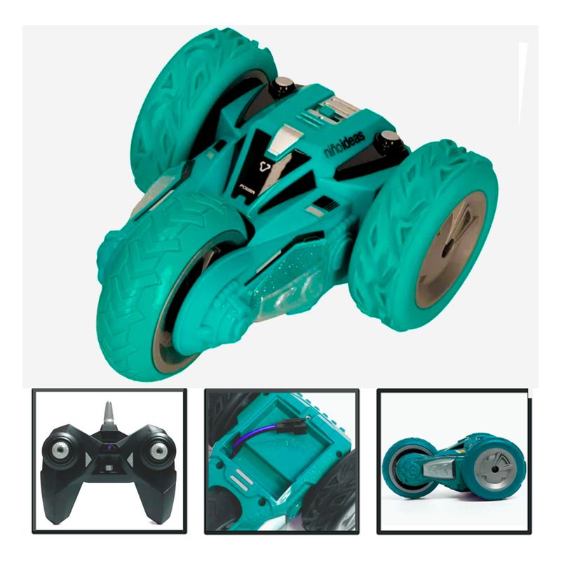 IPLAY - Auto Motor Loco A Control Remoto Recargable Luz Led 360 V