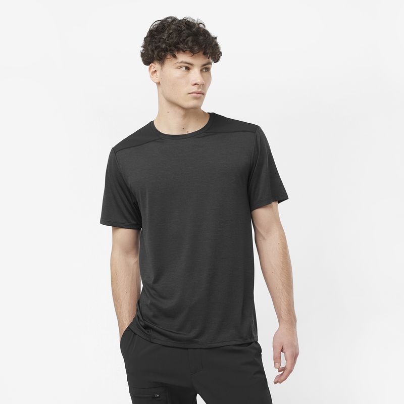 SALOMON - Polera Hombre Outline Ss Tee M Ne Salomon