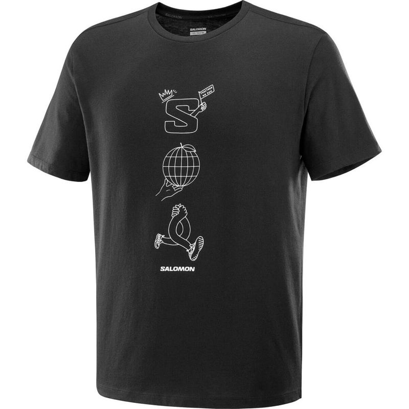 SALOMON - Polera Hombre Worthy Ss Tee M Ne Salomon