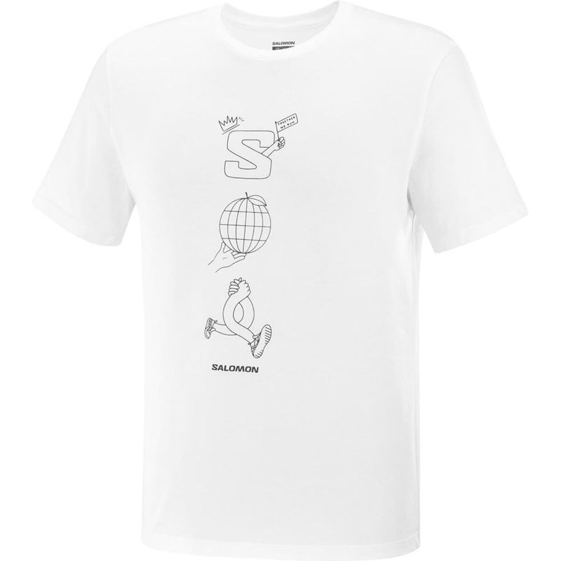 SALOMON - Polera Hombre Worthy Ss Tee M Bl Salomon