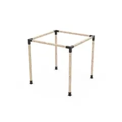 GENERICO - KIT DE PÉRGOLAS Y TERRAZAS PILARES MADERA 4"X4"(95X95MM)