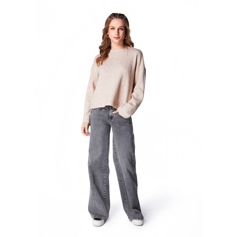 EFESIS - SWEATER CLARA REGULAR CUELLO ALTO - Beige