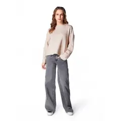 EFESIS - SWEATER CLARA REGULAR CUELLO ALTO - Beige