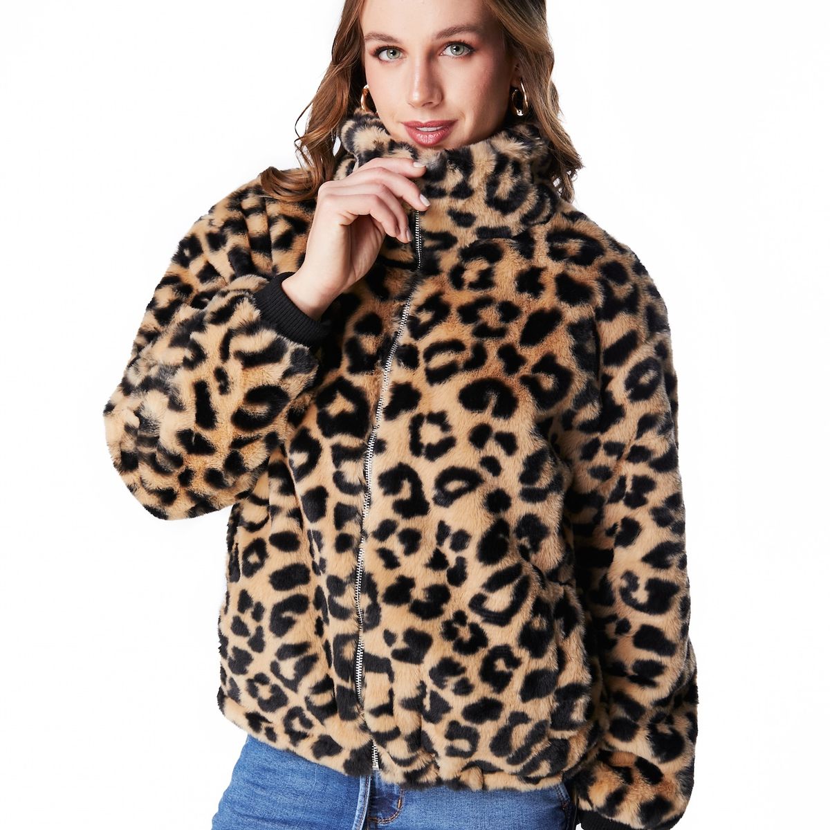 EFESIS - CHAQUETA EVANS REGULAR PIEL - Negro