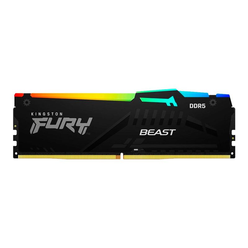 KINGSTON - Memoria Ram 16GB 5600MTs DDR5 CL40 DIMM FURY Beast RG