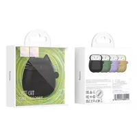 Audífonos Bluetooth Tws Ew45 Gato Negro