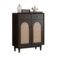 Zapatera de Estilo Vintage Mueble Organizador Cajones y Puertas