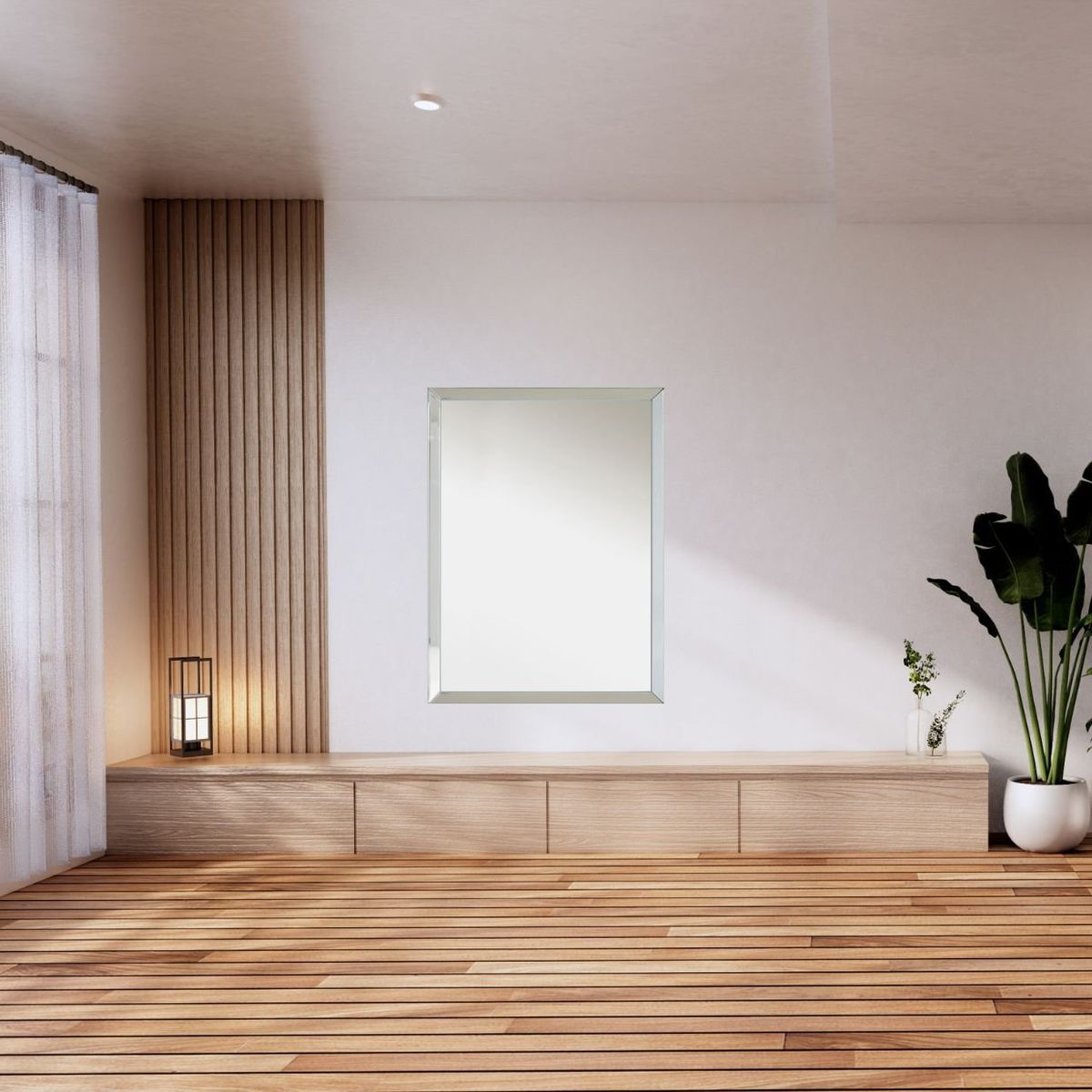 RONDA - Espejo Doble Bisel Moderno 60x80 cm