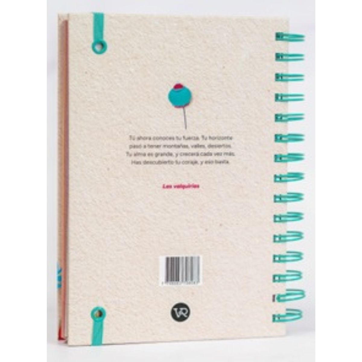 HITWAY MUSIC - AGENDA PAULO COELHO 2025 - ANILLADA CORAJE FLORES VERDE TAPA RÚSTICA - LIBRO