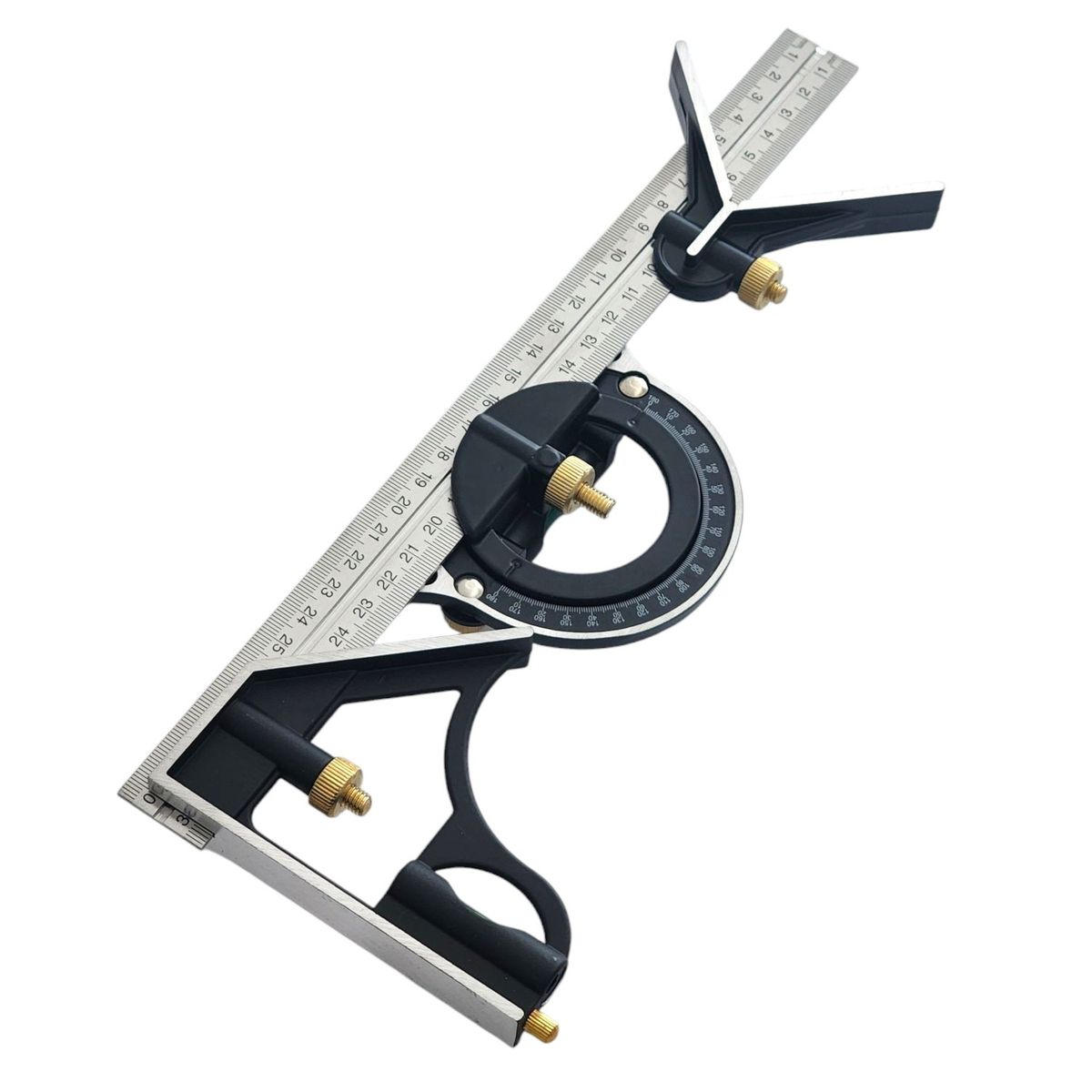 GENERICO - Escuadra Combinada Multiuso para Carpintero de 30cm 13619