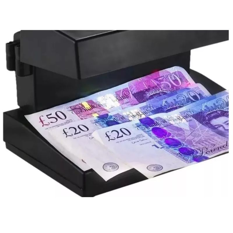 GENERICO - Detector De Billetes Falsos Luz Ultravioleta toma Eléctrica