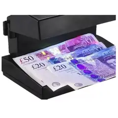 GENERICO - Detector De Billetes Falsos Luz Ultravioleta toma Eléctrica