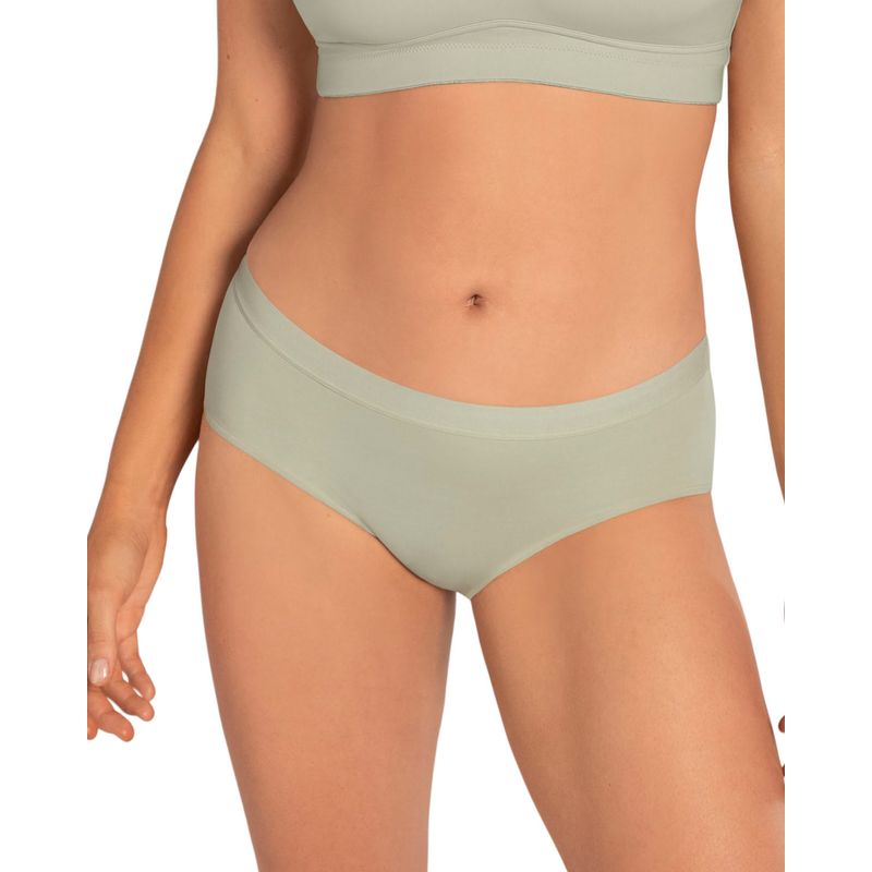LEONISA - Hípster cómodo y suave de buen cubrimiento 012686 Verde Claro