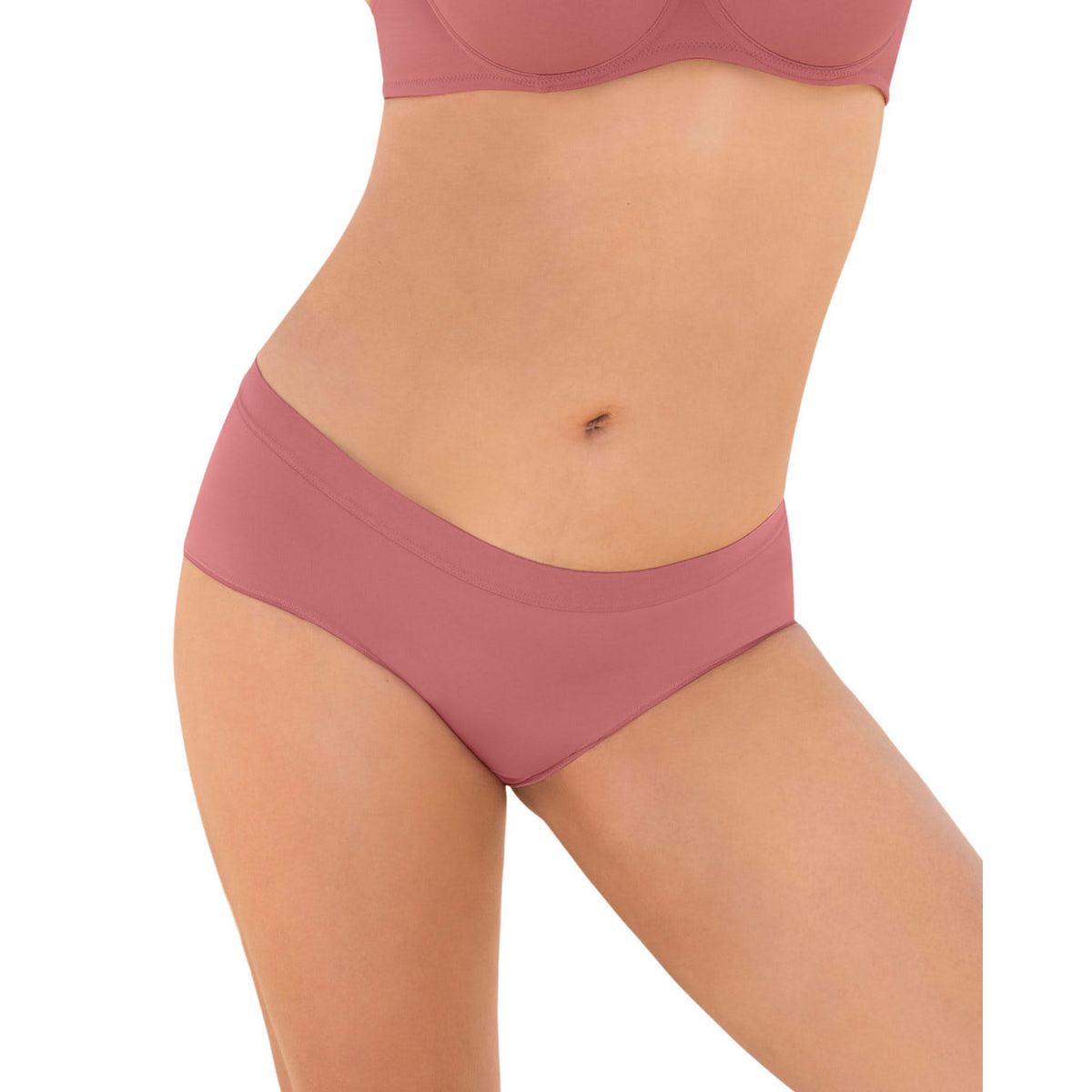 LEONISA - Hípster cómodo y suave de buen cubrimiento 012686 Terracota