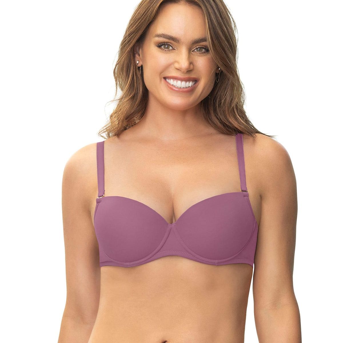 LEONISA - Sostén con realce incorporado y arco 71344 Morado