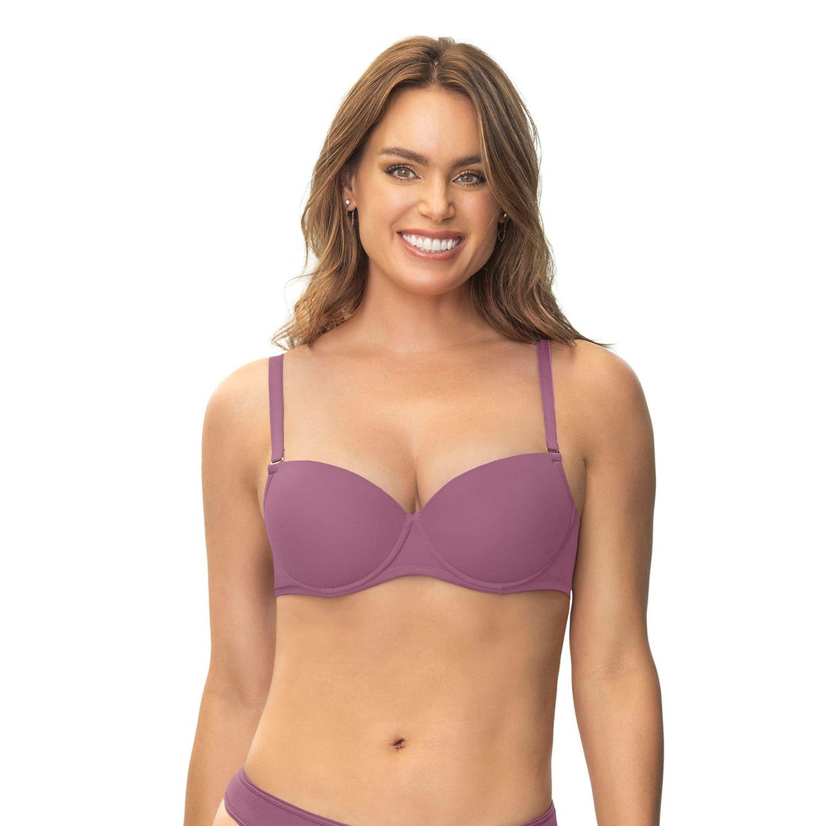LEONISA - Sostén con realce incorporado y arco 71344 Morado