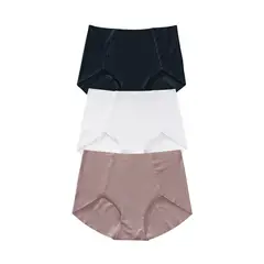 LEONISA - Pack x 3 calzones clásicos de apariencia invisible 12882X3 Surtido