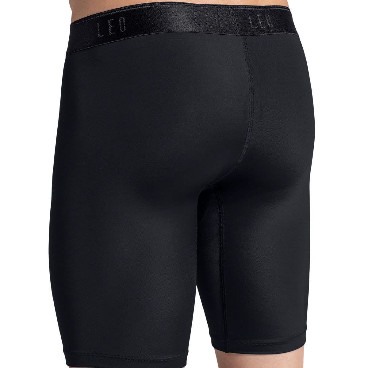 LEO - Bóxer largo deportivo de máxima frescura en microfibra 033290N Negro