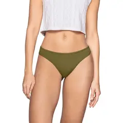 LEONISA - Calzón estilo colaless semidescaderado 72308 Verde Olivo