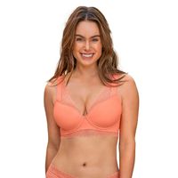 Sostén de gran cubrimiento Deep Coverage Bra 011995 Naranjo