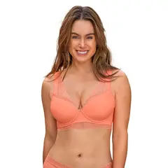 LEONISA - Sostén de gran cubrimiento Deep Coverage Bra 011995 Naranjo