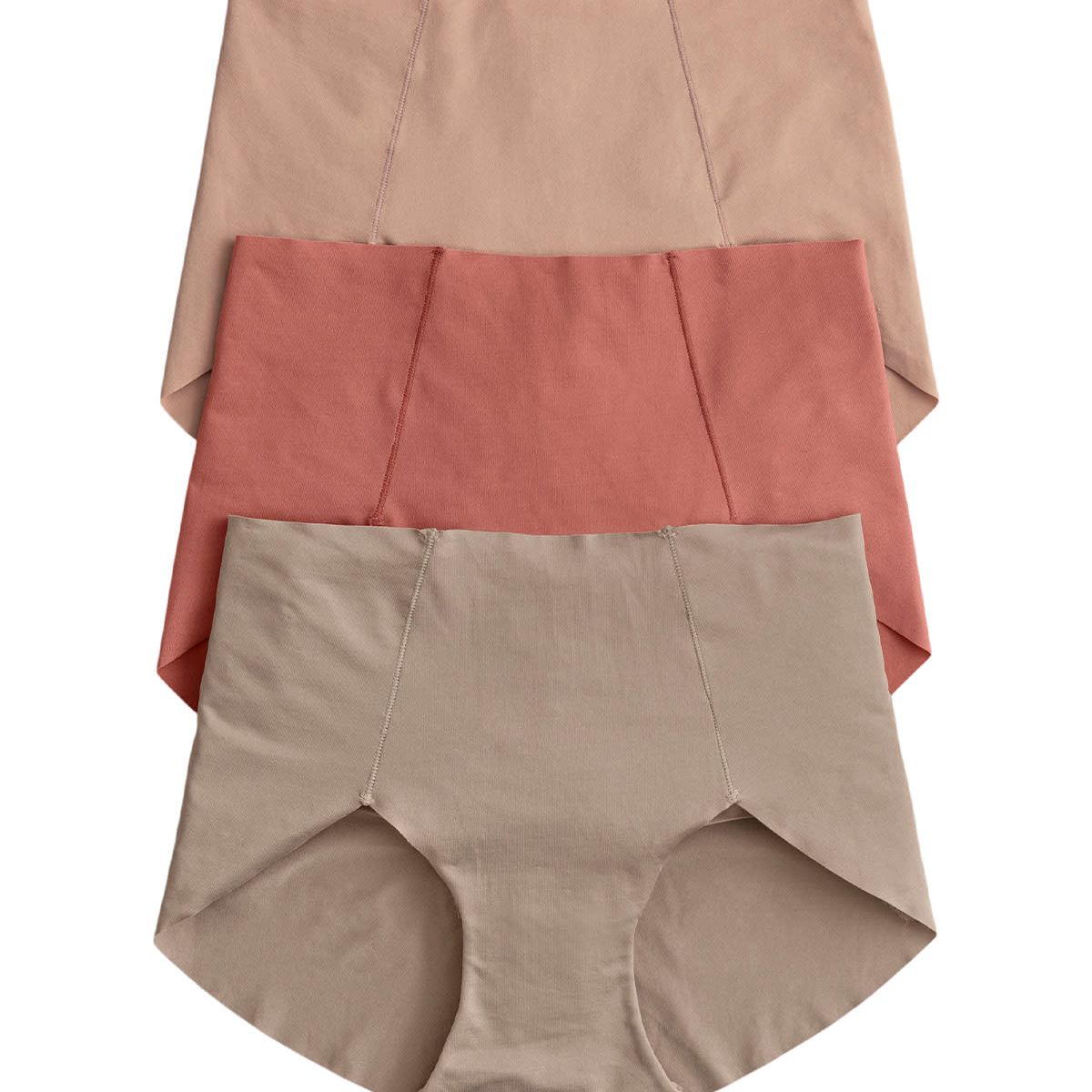 LEONISA - Pack x 3 calzones clásicos de apariencia invisible 12882X3 Surtido