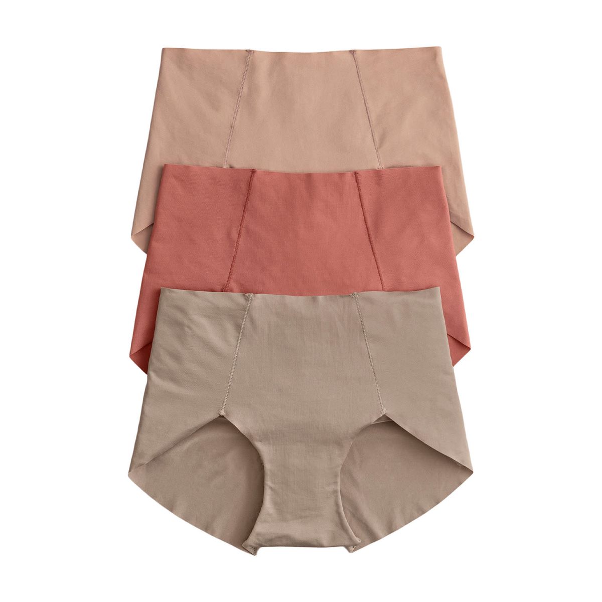 LEONISA - Pack x 3 calzones clásicos de apariencia invisible 12882X3 Surtido